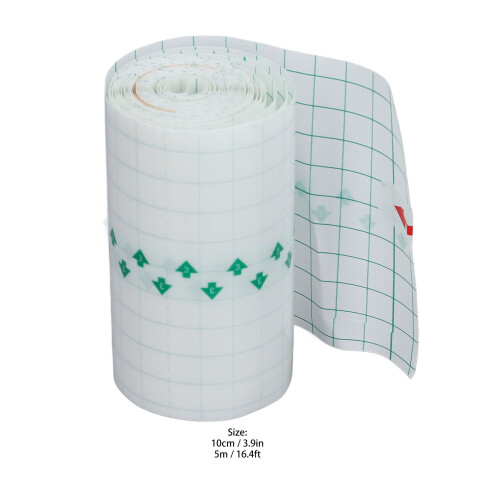 Nastro per bendaggi impermeabile trasparente 10 cm x 5 m 1