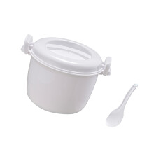 Boîte à déjeuner portative de cuiseur à vapeur de cuisine-Blanc