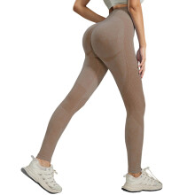 Sømløse leggings med høy midje for kvinners yogabukser