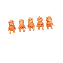 Lot de 10 décorations de bureau 3D imprimées en forme de citrouille et de squelette pour Halloween. Animaux imprimés en 3D pour salon, bureau,