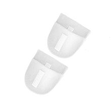 2 Pairs Breathable Sponge Pads Set-in Shoulder Pads 1cm Thickness Suit Shoulder Pads Sewing Supplies for Men and Women