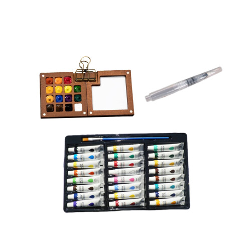 2026Νέο μίνι σετ ταξιδιού με ακουαρέλες – Φορητό κιτ παλέτας, ιδανικό δώρο για