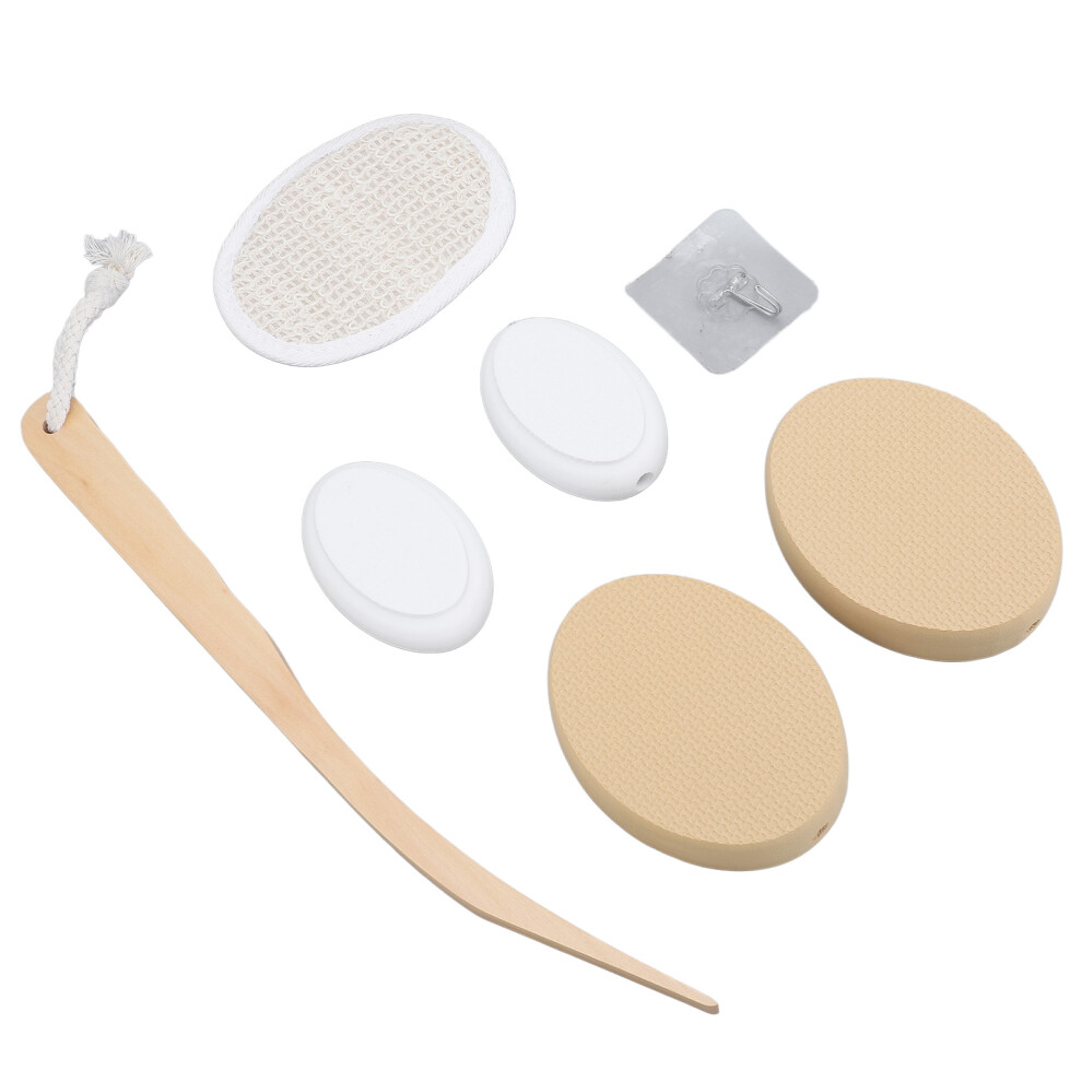 Long Wooden Back Lotion Applicator Soft Sunscreen Brush for All Skincare