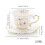 Afternoon Tea Black Tea Cup Ceramic Coffee Cup Set Exquisite Bone China Coffee Cup Set 2