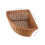 Light Brown Corner Basket for Bathroom Triangular Storage Bin for Wardrobe and Closet Organizer 2