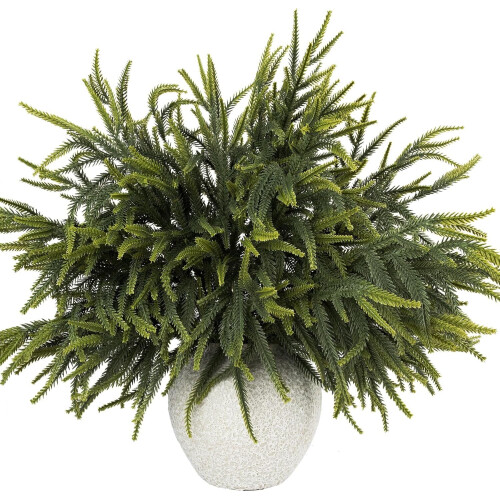 18 crengi artificiale de pin Norfolk, 45 cm