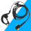 Fone de ouvido com microfone de 1 pino e 2,5 mm para MTH600, MTH650, MTH800 e MTP850. 3