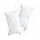 Tiny Pillows, 2 Pack Microfiber Soft Small Pillows Machine Washable Travel Pillows 11 X 7 Inches, White 1