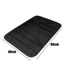Tapis de bain en mousse à mémoire de forme, ultra doux et absorbant, séchage rapide, lavable, pour salle de bain, baignoire et douche,