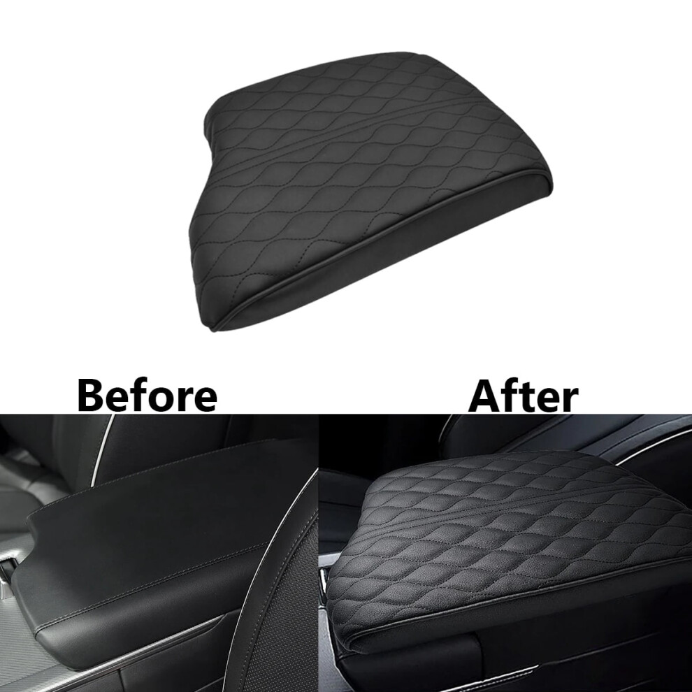 Hyundai Palisade Center Console Lid Cover Pu Leather 962125439137