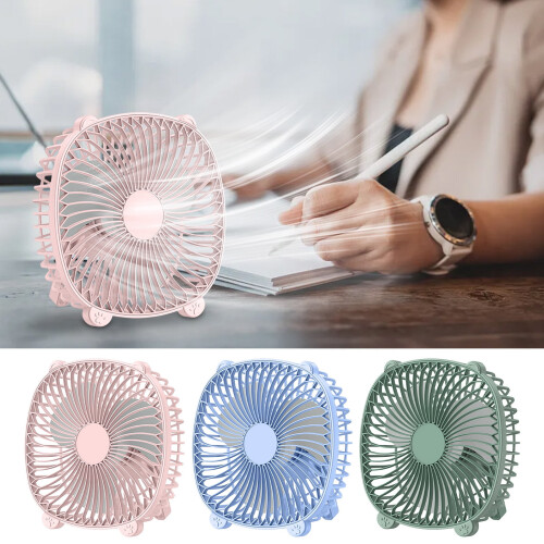 Ventilateur de bureau rechargeable USB, portable, 3 vitesses