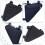 Bolsa triangular para bicicleta de estrada, preta, com zíper, de alta capacidade, pequena e multifuncional. 4