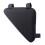 Bolsa triangular para bicicleta de estrada, preta, com zíper, de alta capacidade, pequena e multifuncional. 5