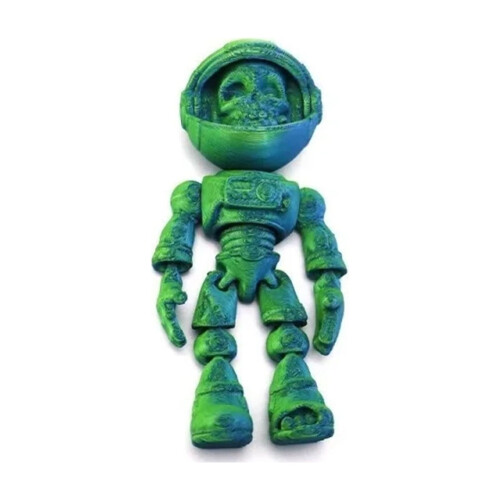 Astronautfigur 3D-utskriven, ledad, 1 st