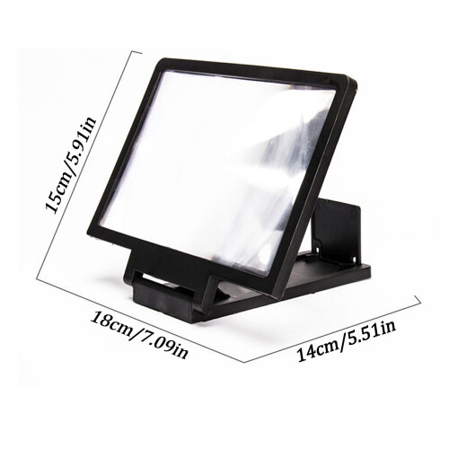 Slim Base Phone Screen Magnifier Thin Tablet Movie Viewing Tool Portable 2