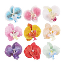 Haarspangen Flower9X Blumen-Entenschnabelspange, rutschfest, elegant, floral, festliche Styling-Accessoires für Frauen und Mädchen, wunderschön