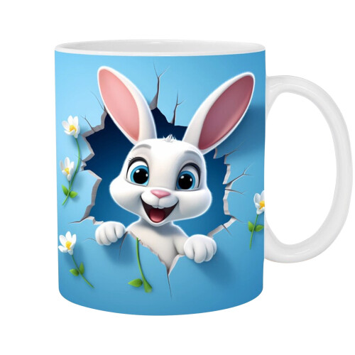 Κεραμική κούπα Easter Bunny 350ml Κούπα καφέ για το σπίτι Κουζίνα & Γραφείο Χρήση Άνοιξη