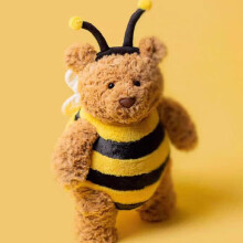 Ours en peluche Sweet Bee Bear Companion - Peluche hybride câline, cadeau d'anniversaire douillet et adorable pour tous les âges
