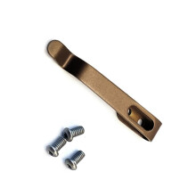 Clip trasero de acero inoxidable para cortador de bolsillo, clip de cintura, mango de cortador plegable, accesorios para bricolaje, piezas con 3