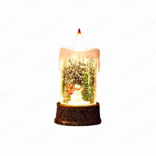 Bezpłomieniowa świeca wypełniona wodą, 100 ml, lampka nocna na baterie