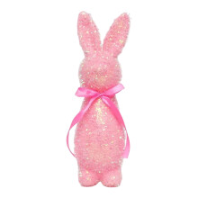 Paashaasornament met fluwelen afwerking en strik, 24 cm