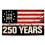 USAs 250-årsjubileumsflagg 90x150 cm polyester 1