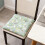Coussin de chaise en coton et lin 40x40cm multicolore 1