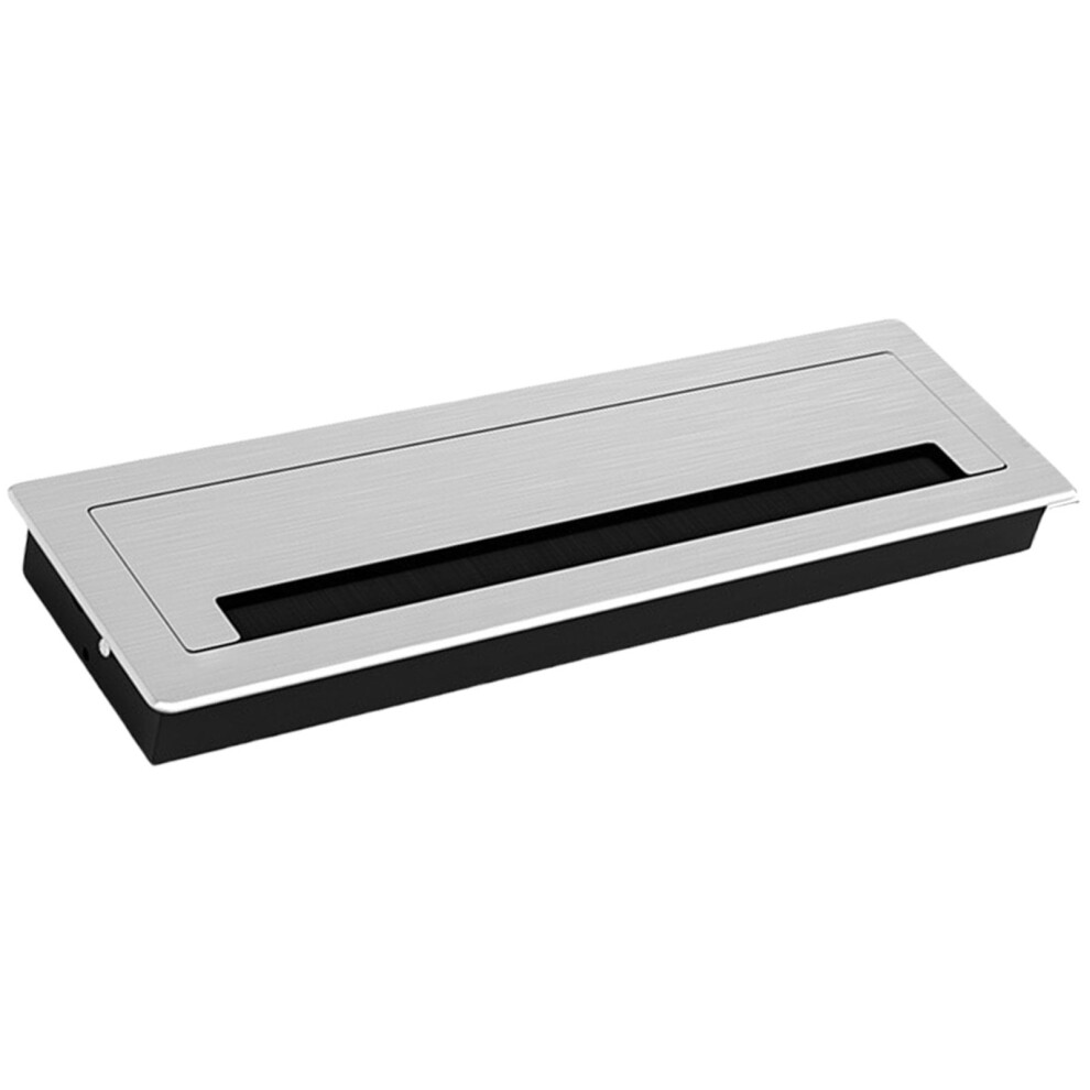 Rectangle Desk Cord Organizes Grommets Brush Lined Desk Wire Management Simple Installation For Cable Protections 9152228424937