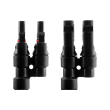 1Pair 2 To 1 Solar Panel Connectors T Type T3 Parallel Connection Plug