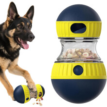 Stor berikelsesleke for hunder, godbitball for små/mellomstore raser, interaktiv puslespillmater – kompatibel med alle standard godbiter
