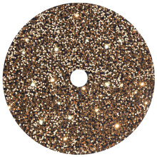 Jupe de sapin de Noël à paillettes jaunes 45 cm