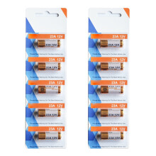 Pilas alcalinas secas de 12 V A23 para dispositivos electrónicos portátiles y sistemas de seguridad (5/10/15 unidades)