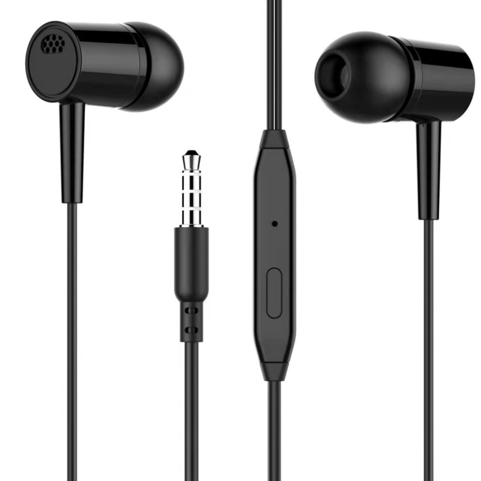In Ear Headphones With Noise Cancelling Mic 3.5Mm Plugs Headsets Earphone For Smartphones Computers 9405492046993