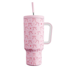 Thermos en verre de 1,2 L (40 oz) – Acier inoxydable, isotherme, compatible avec les aliments, base antidérapante, compatible avec les