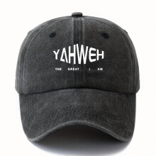 Caipín Trucaile Unisex MAKEFGE "YAHWEH THE GREAT I AM" – Éadrom, Snapback Inchoigeartaithe, 5 Dhath, Cosaint Gréine, Úsáid