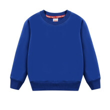 Kids Toddler Baby Boys Girls Solid Patchwork Long Sleeve Cotton Sweatshirt Pullover Top Casual Comfort Outfit,Z01 BU1,4-5 Years