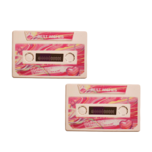 Valentine's Day Voice Recording Cards, Vintage Tape Shape, Personalized Message, 10cm6cm, 2 Pack