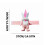 Hand-Knitted Rabbit Curtain Tiebacks Spring Easter Decor 1PC 2