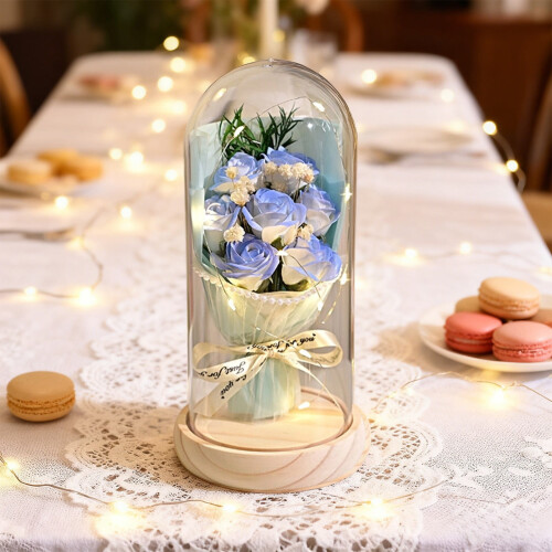 Forever Roses Preserved Flower Bouquet with Night Light 2