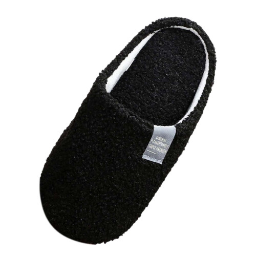 Herrtofflor med minnesskum, gummisula, storlek 36-44