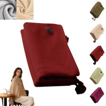 2026 New Portable Heated Shawl – 15s Fast Heating, Soft Zipper Electric Blanket Wrap for Women, Compatible with USB power