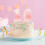 Pink Bow Number Cake Candle 16, 8 cm 4