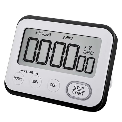 Μεγάλη οθόνη LCD Χρονοδιακόπτης μέτρησης πάνω/κάτω για τάξη, χρονοδιακόπτης