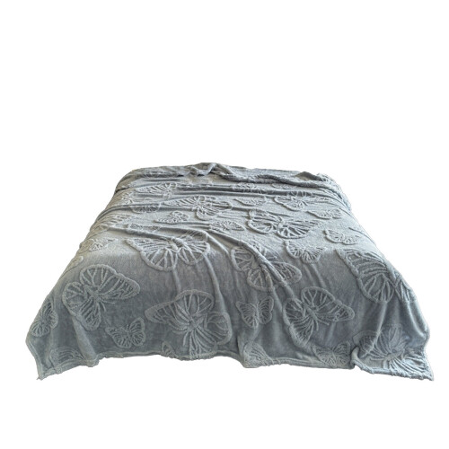 Coperta in pile blu, 27,5 x 39 pollici 2
