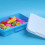 Set di 6 sabbiere impilabili multicolore con coperchio. 4