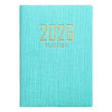 2026 Weekly Planner A5 Notebook – Daily Hourly Planner, Travel Diary & Appointment Book, 8.1x5.7", Multicolor (Green)