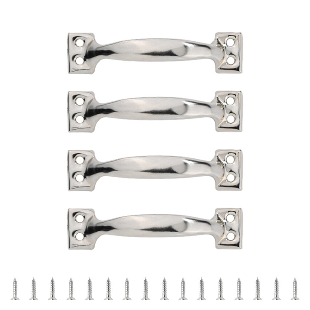4Pcs Metal Utility Handles For Cabinets And Fences Barn Door Pulls High Hardness Iron Handles Kitchen Hardware 9071309928617