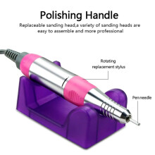 Electric Nail Drill Professional Manicure Machine Nail Sander Set Nail Drill Bit Portable Nail Salon Polisher US PLUG ,B