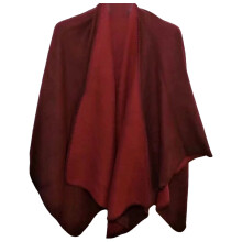 Mantella/scialle/cardigan da donna calda e antivento per autunno/inverno, morbida e accogliente, capospalla a strati, versatile, stile poncho, colore