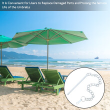 Chaîne de levage métallique pour parasols de jardin et de terrasse